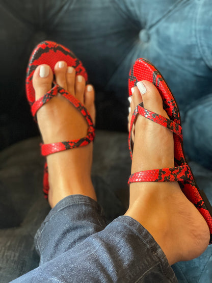 Greek Strap Flats