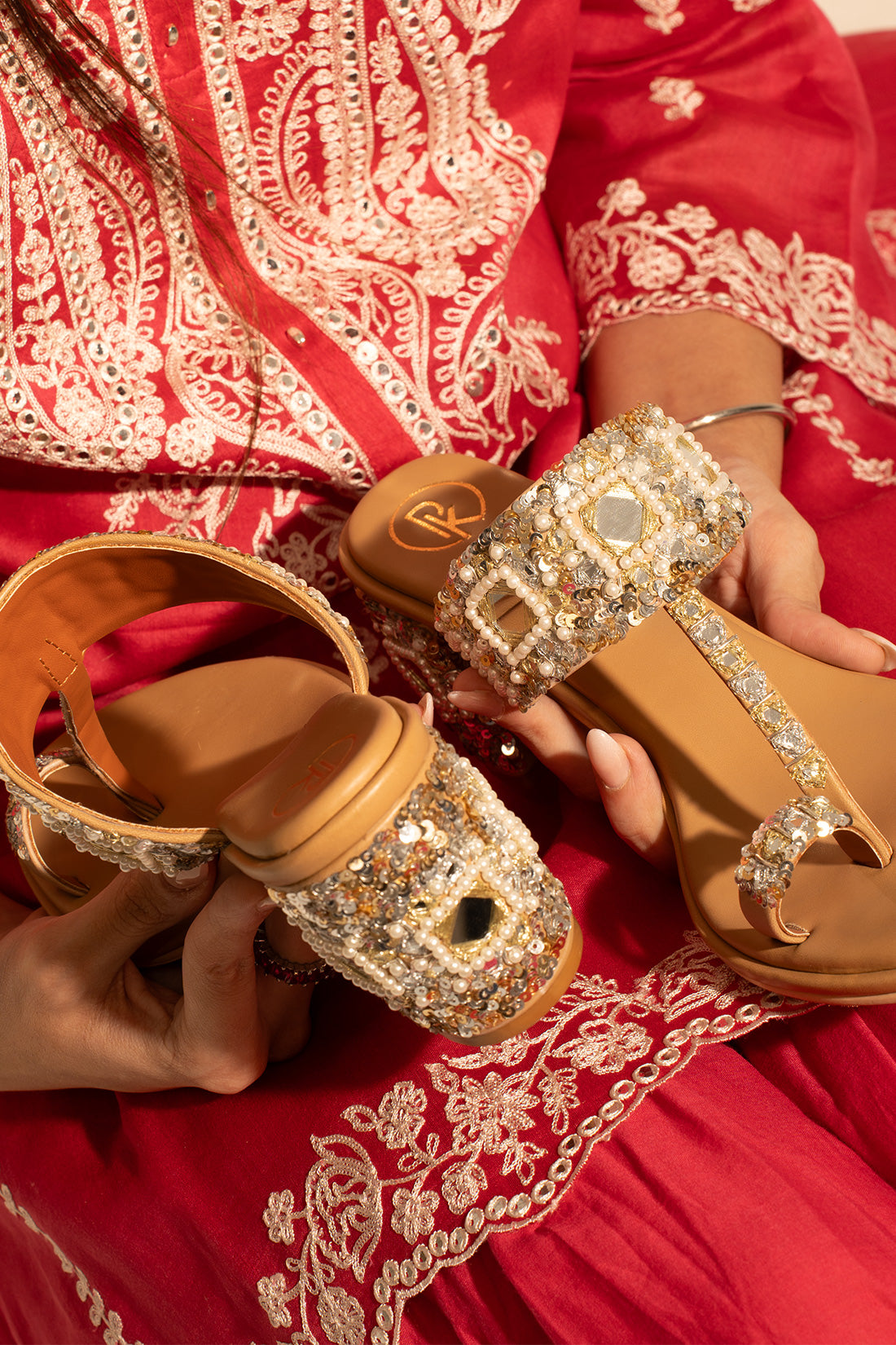 Bridal Block heels for wedding