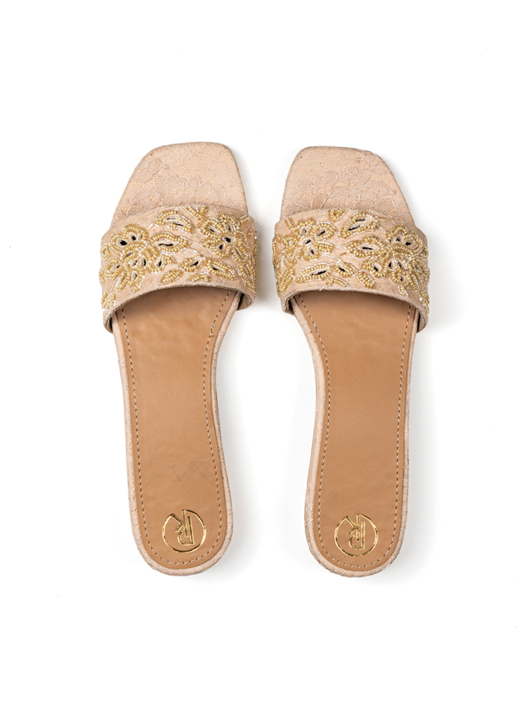 Dune - Embroidered Flats