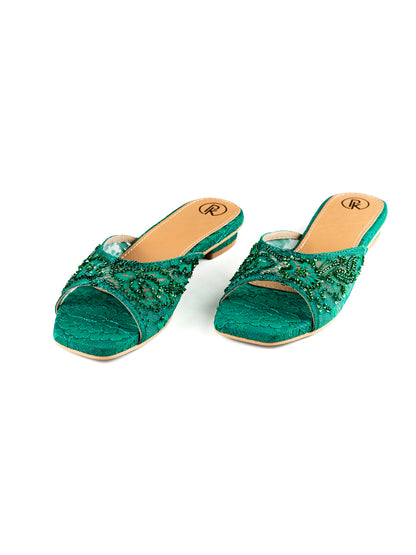 Emera - Embroidered Flats