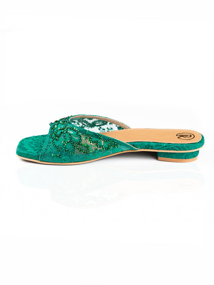 Emera - Embroidered Flats