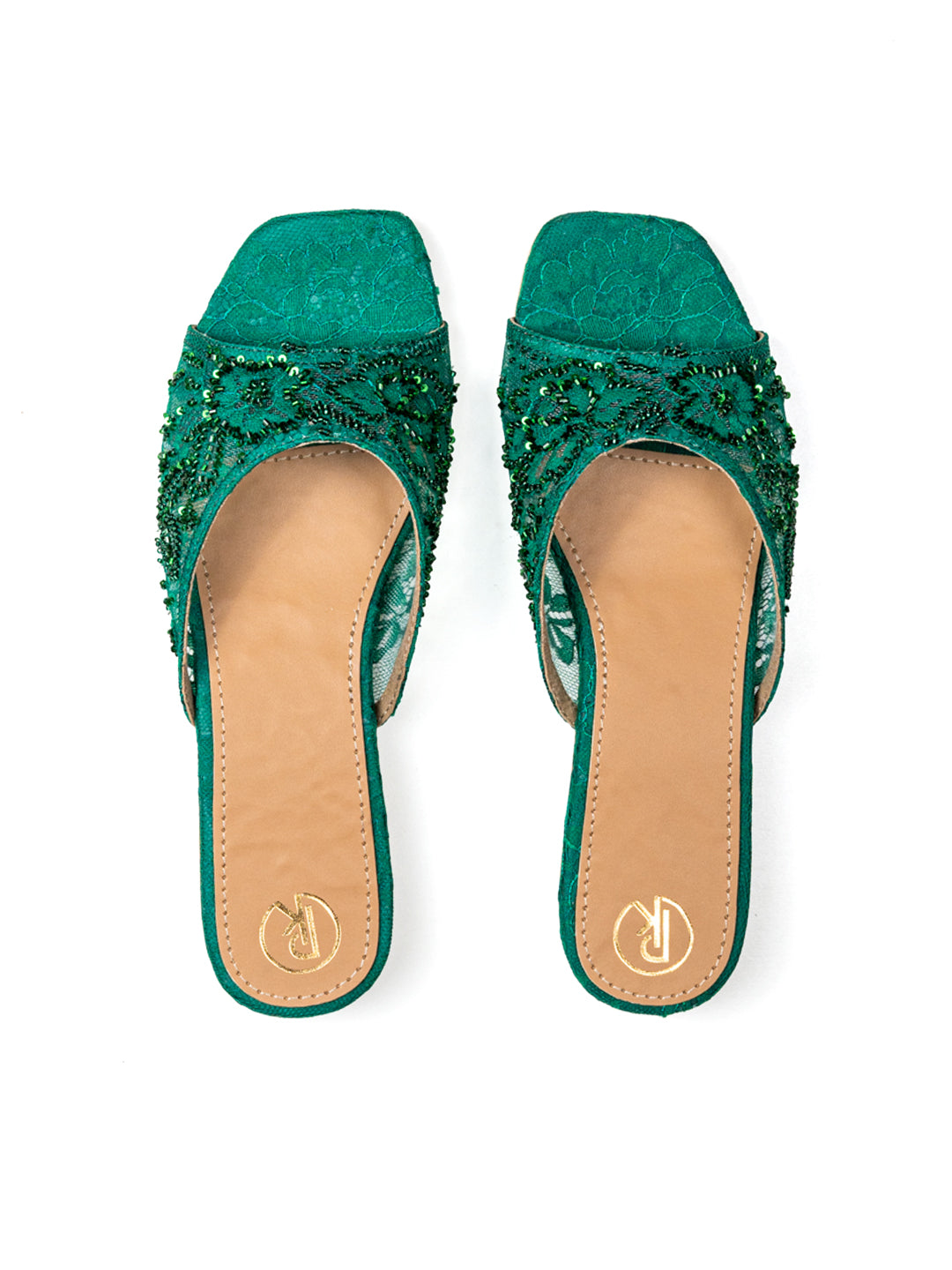 Emera - Embroidered Flats