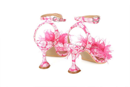 Pink Poppy Heels