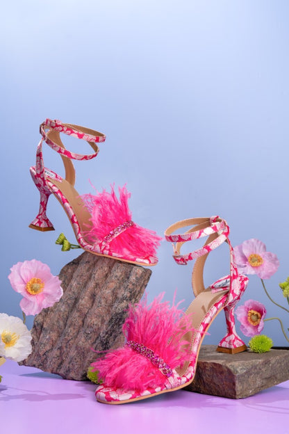 Pink Poppy Heels