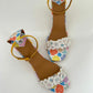 WHITE POPPY HEELS