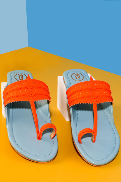 Neob Color Block Kolhapuri