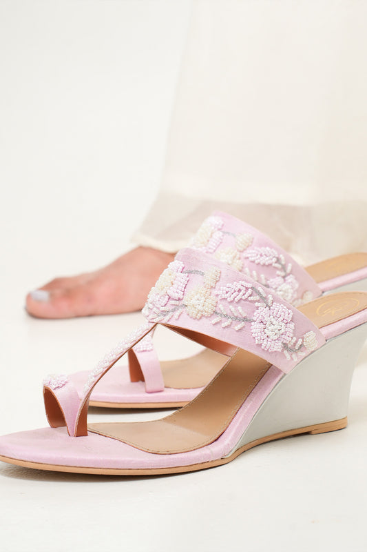 Blush Pink Rose wedges