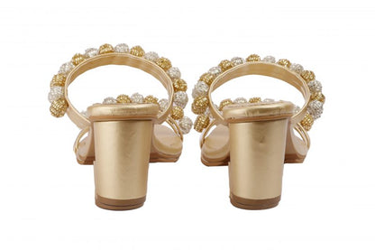 Silver & Gold Burano Block Heels