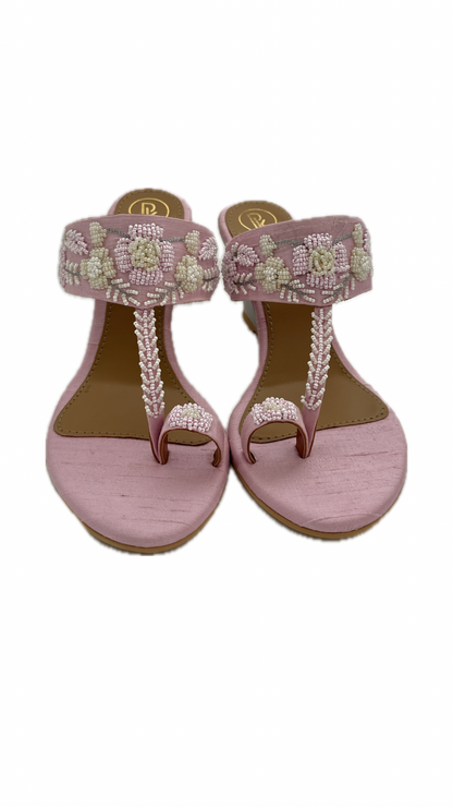 Blush Pink Rose wedges