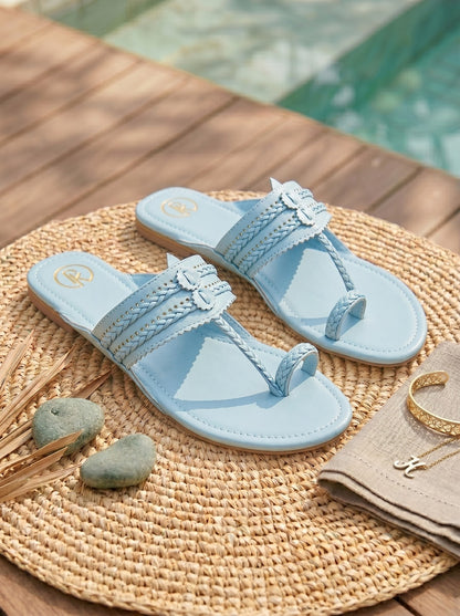 Pastel Kolapuri Flats