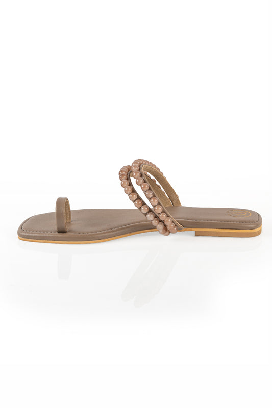 Elara flats - Taupe