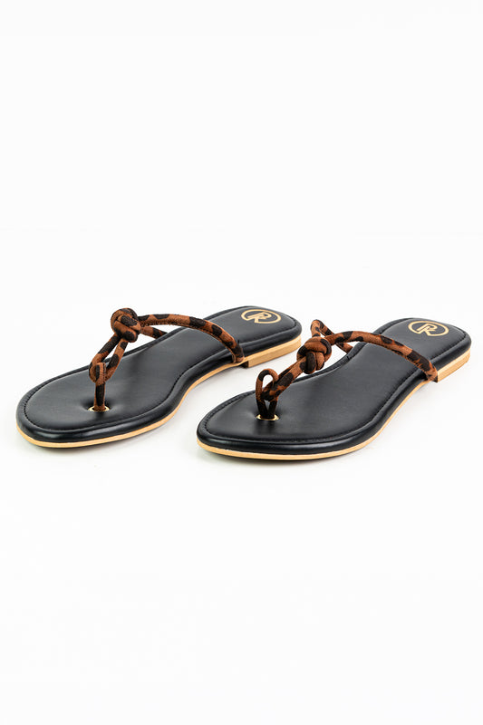 safari Flats - Brown and Black