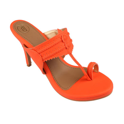 Neon Kolhapuri Heels