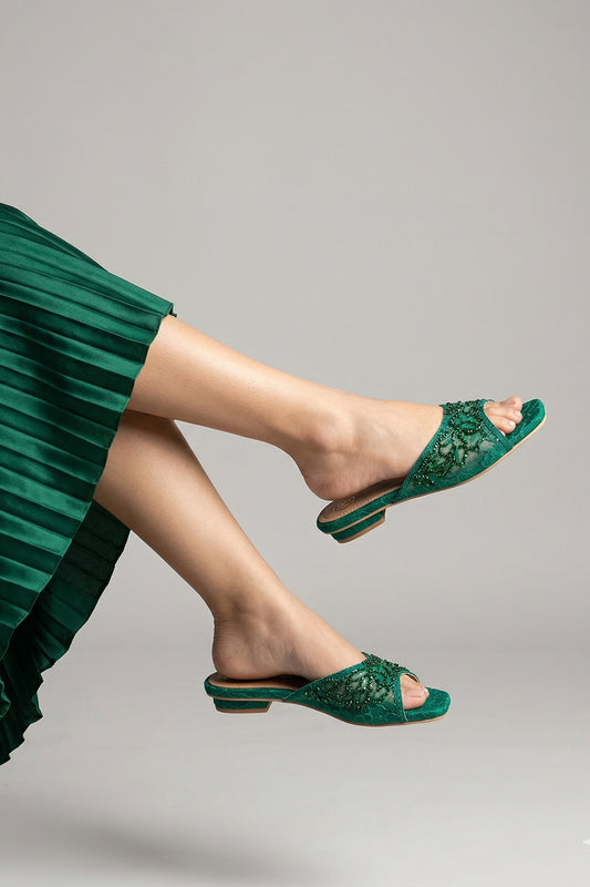 Emera - Embroidered Flats